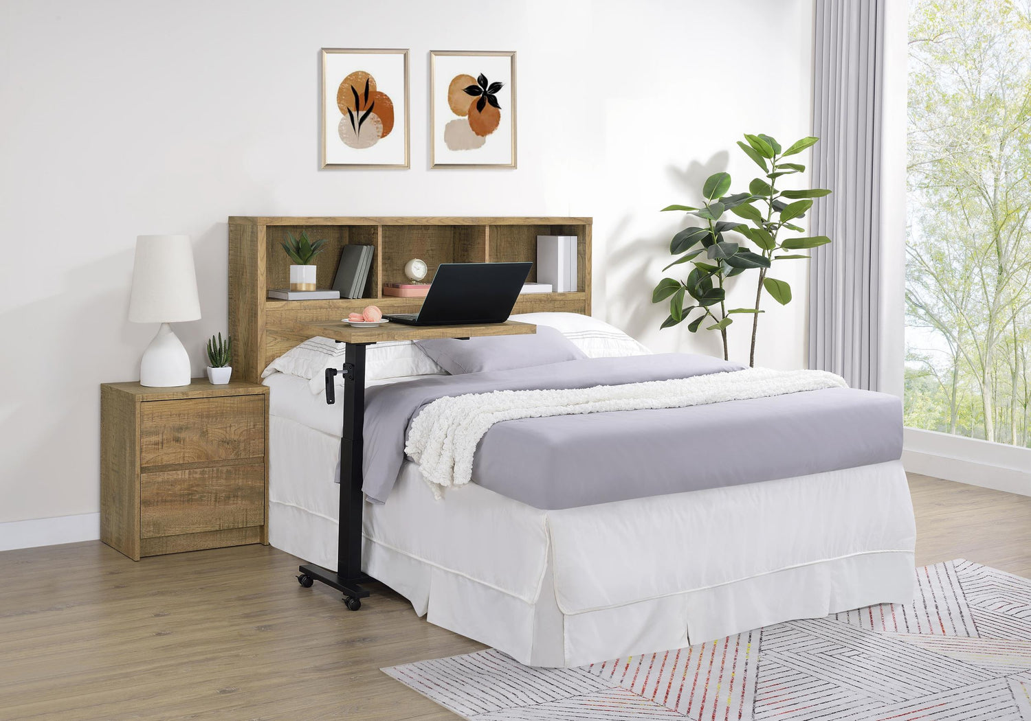 Westpark 49-inch Queen Bookcase Headboard Mango - 315901Q