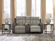 WhipLash Sisal Power Reclining Loveseat with Console - PC6320418