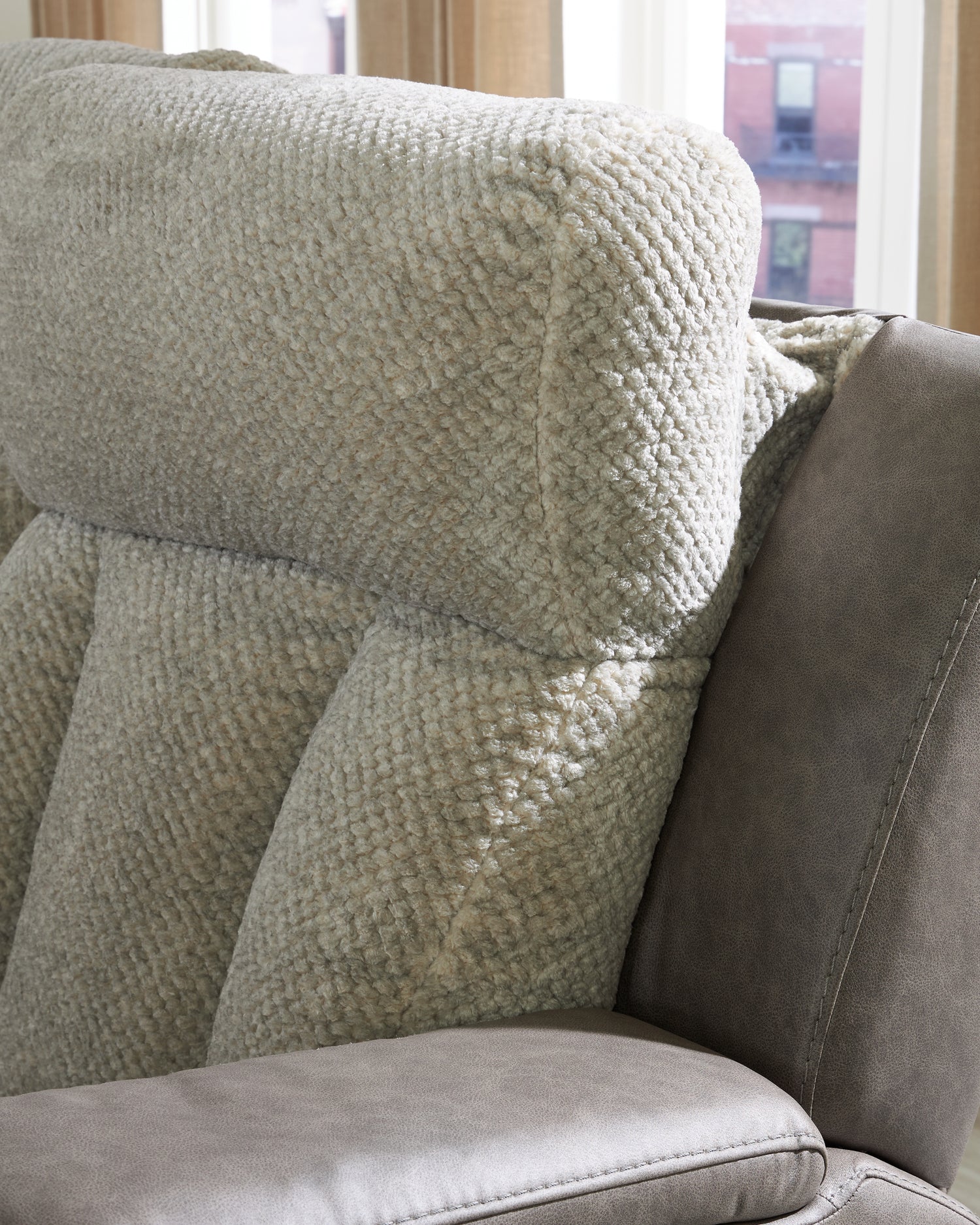 WhipLash Sisal Power Reclining Loveseat with Console - PC6320418