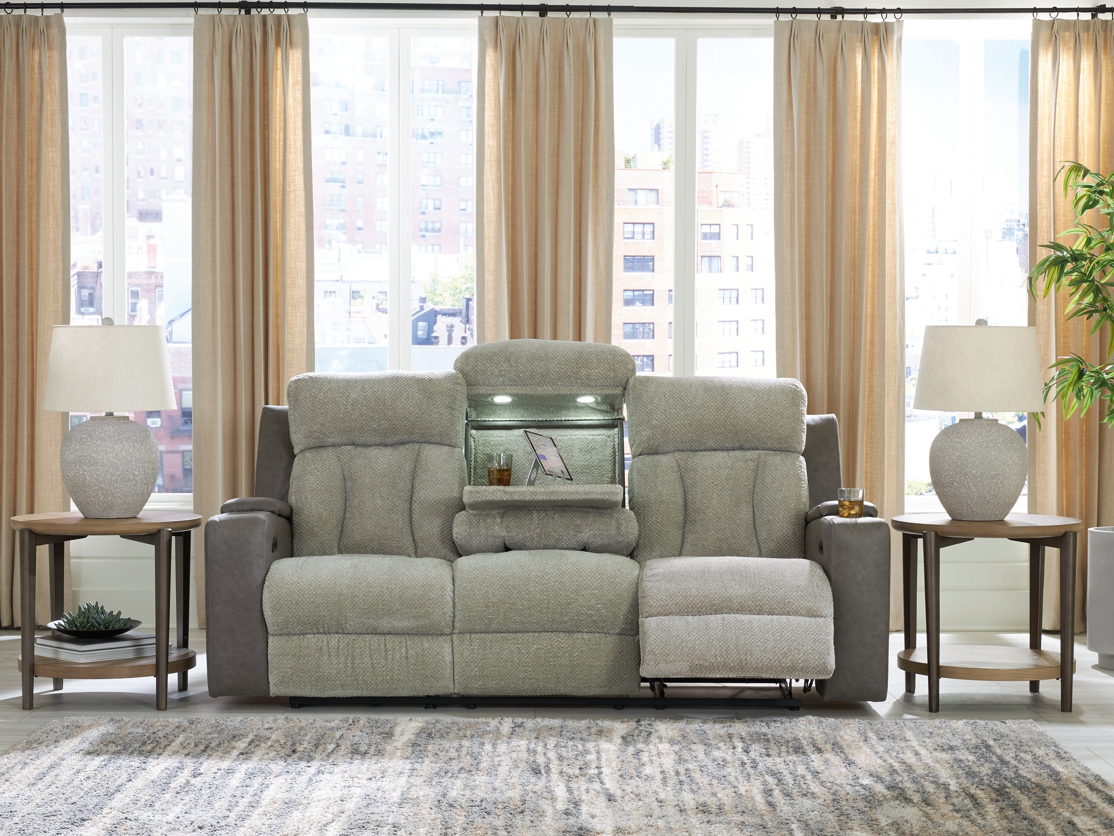 WhipLash Sisal Power Reclining Sofa - PC6320415