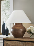 Whitham Antique Copper Finish Table Lamp - L207664