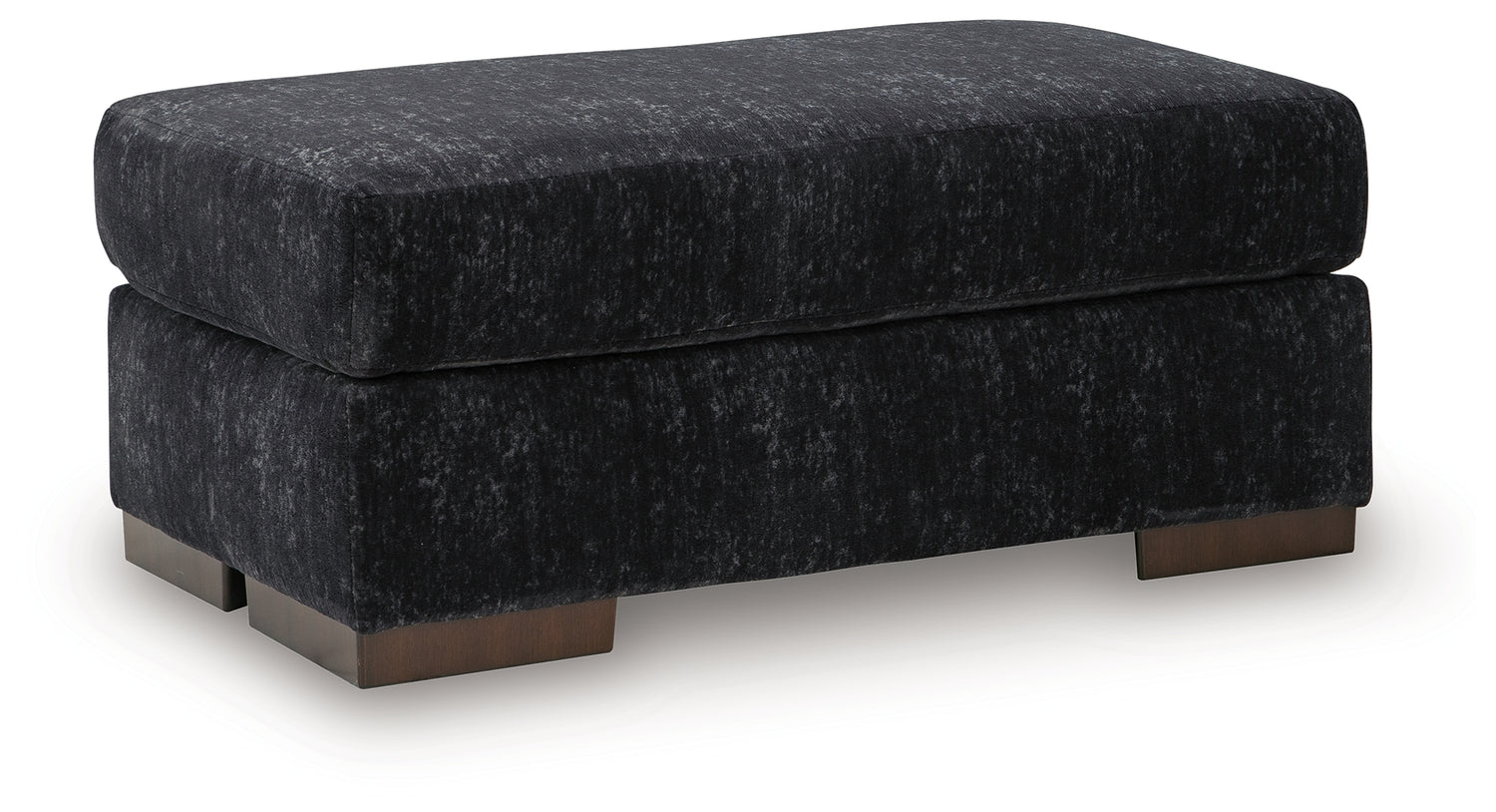 Whitmore Manor Black Pearl Ottoman - 8040414