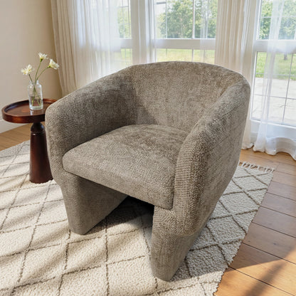 Wichita Light Brown Chenille Lounge Chair - LCH04503401
