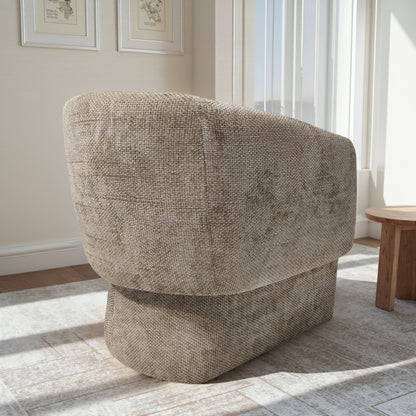 Wichita Light Brown Chenille Lounge Chair - LCH04503401