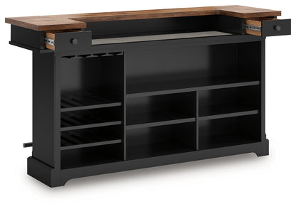 Wildenauer Bar Table and 4 Barstools - D634D6