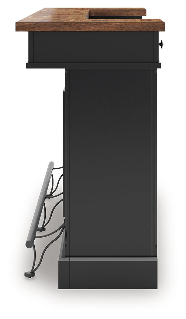 Wildenauer Bar Table and 4 Barstools - D634D6