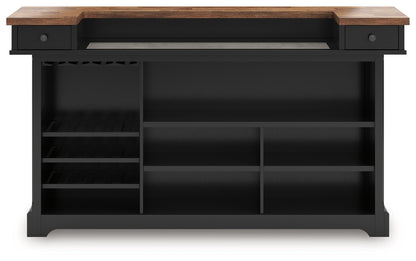 Wildenauer Bar Table and 4 Barstools - D634D6