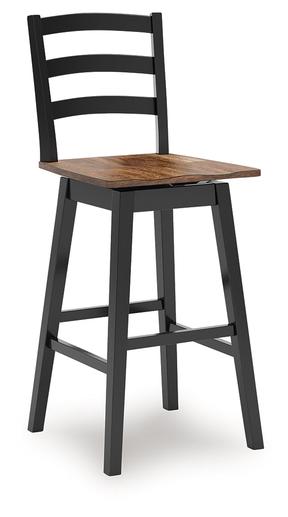 Wildenauer Bar Table and 4 Barstools - D634D6
