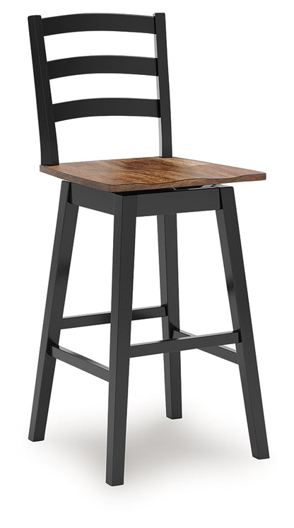 Wildenauer Bar Table and 4 Barstools - D634D6