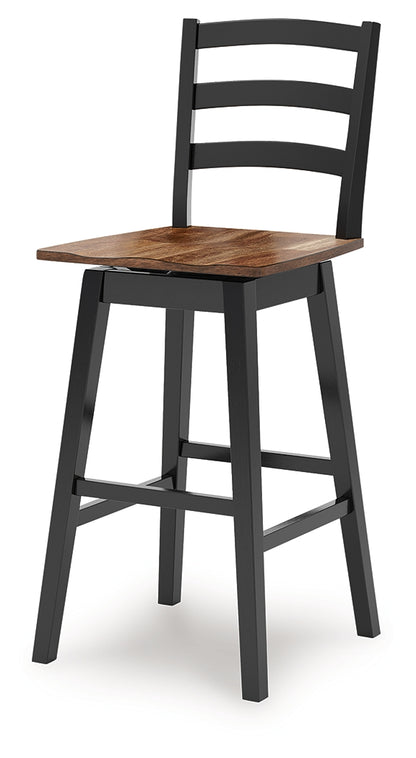 Wildenauer Bar Table and 4 Barstools - D634D6