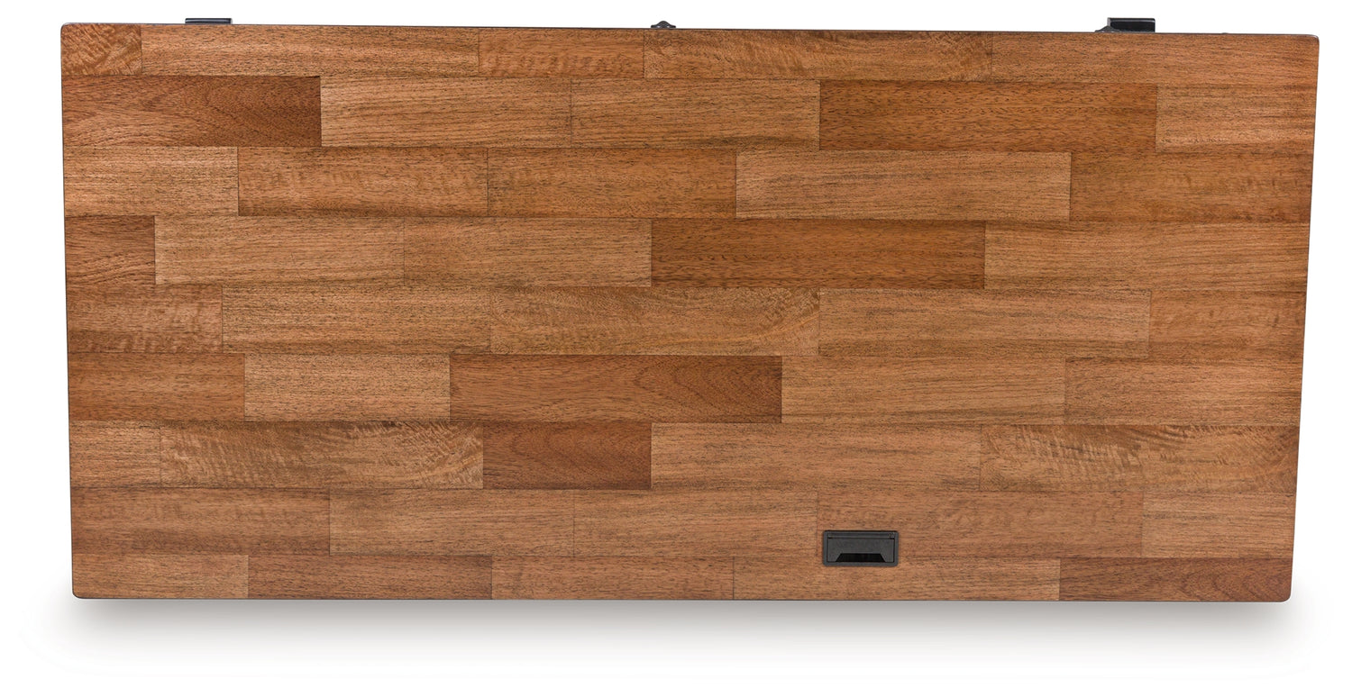 Wildenauer Brown/Black 60" Home Office Desk - H664-34