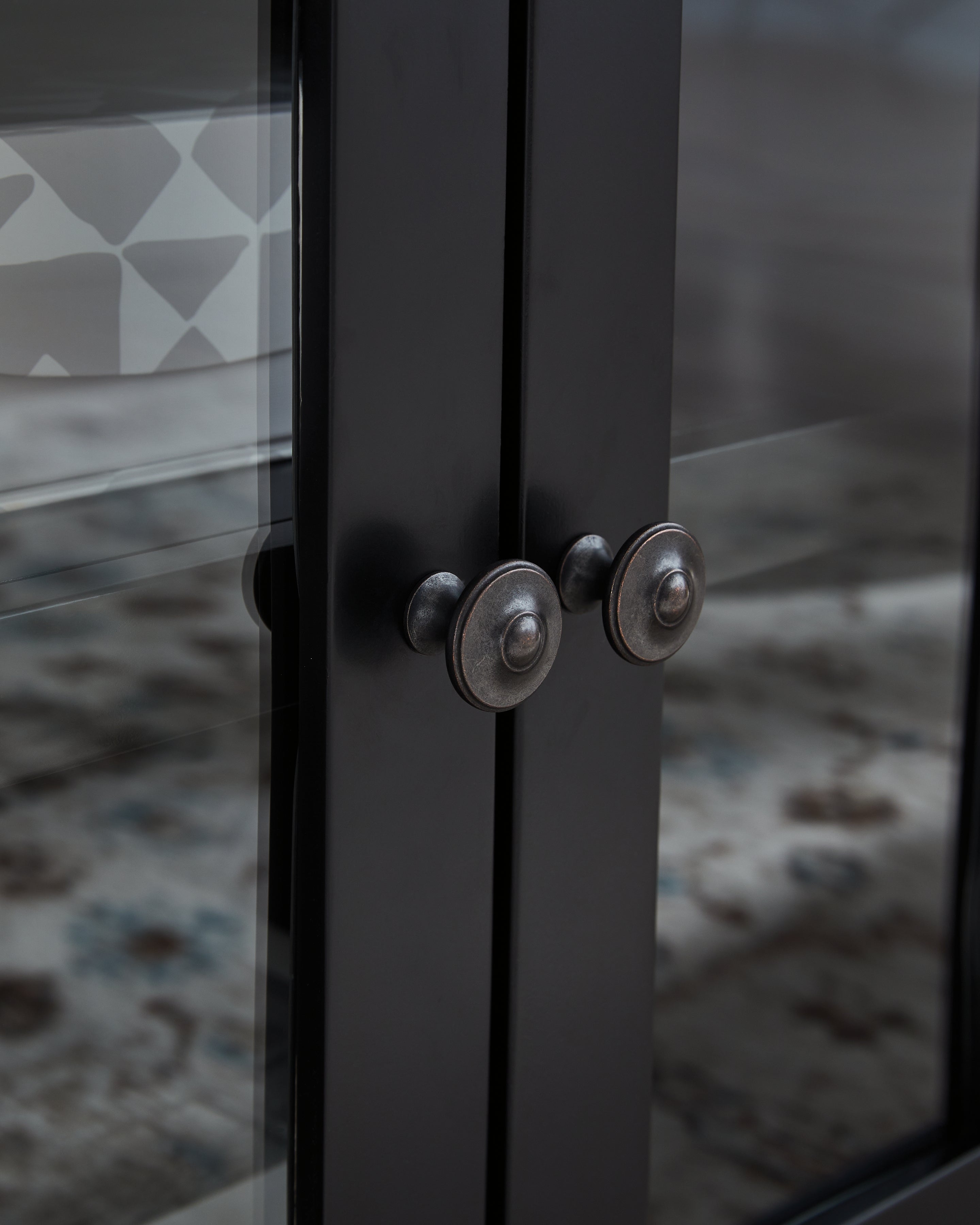 Wildenauer Brown/Black 76" TV Stand with Electric Fireplace - W664W2