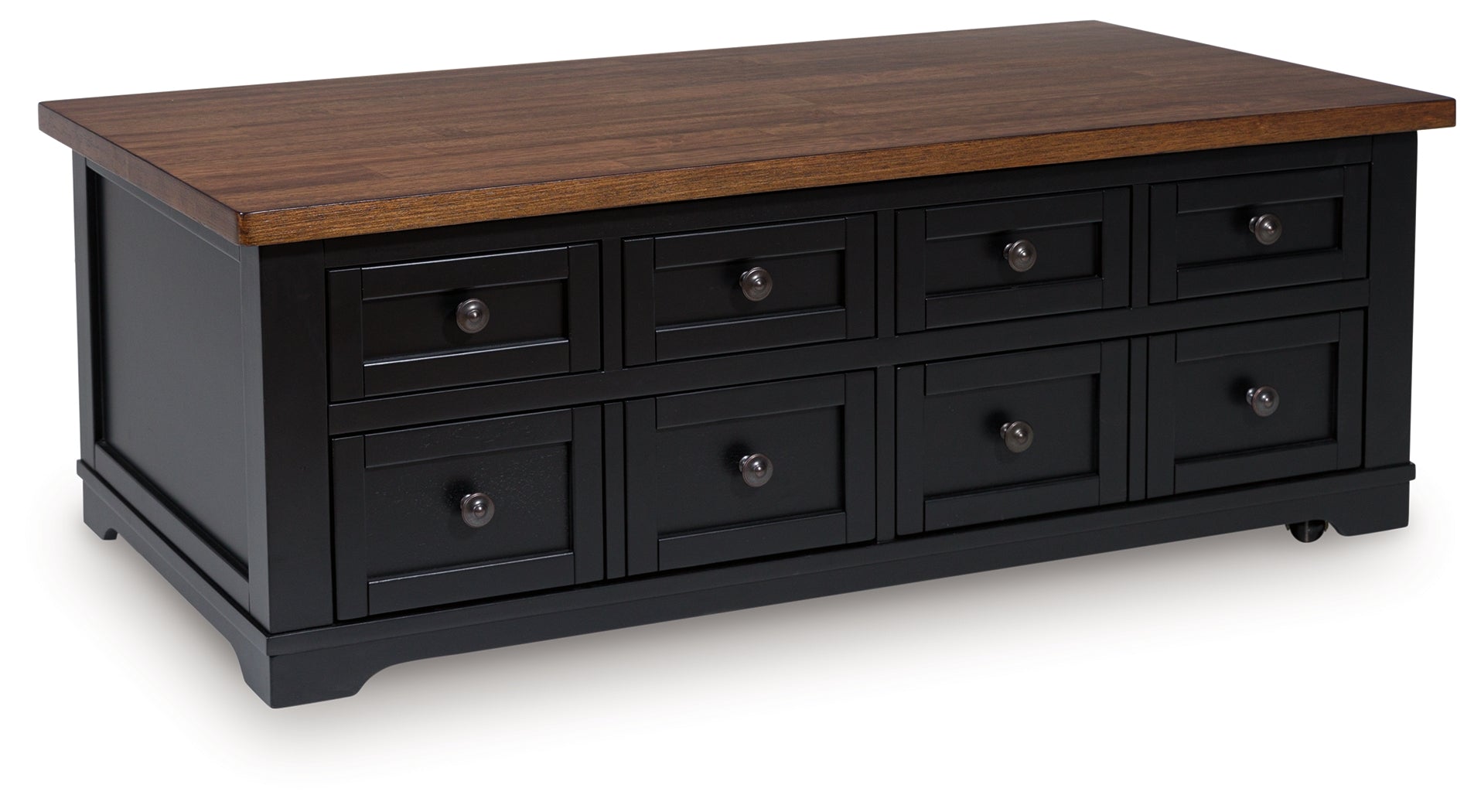 Wildenauer Brown/Black Lift-Top Coffee Table - T664-9