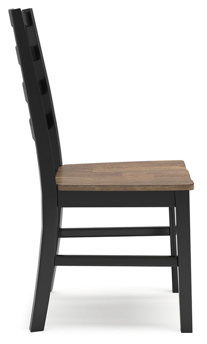Wildenauer Dining Table, 2 Chairs and 2 Benches - D634D7