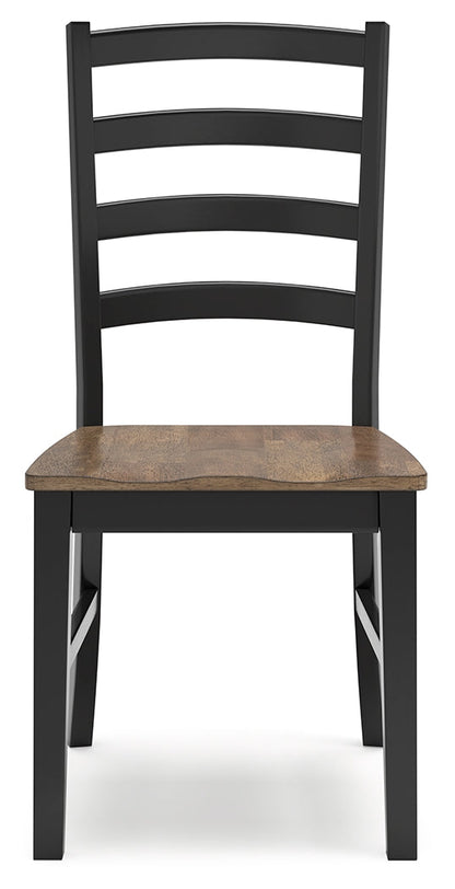 Wildenauer Dining Table and 8 Chairs in Brown/Black from Ashley - Luna Furniture