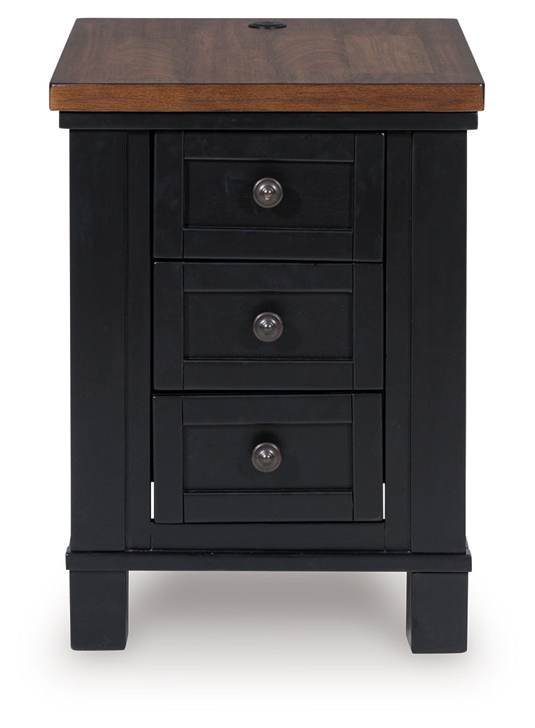 Wildenauer Lift-top Coffee Table and 2 Chairside End Tables - T664T1