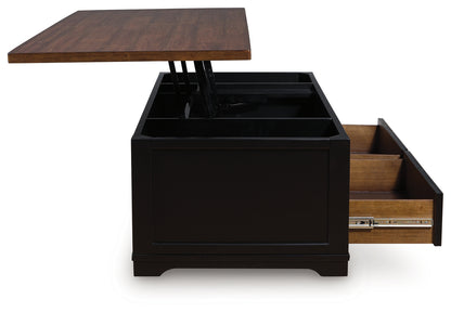 Wildenauer Lift-top Coffee Table and 2 Chairside End Tables - T664T1