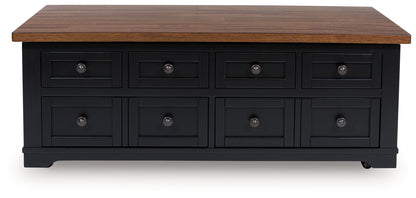 Wildenauer Lift-top Coffee Table and 2 Chairside End Tables - T664T1