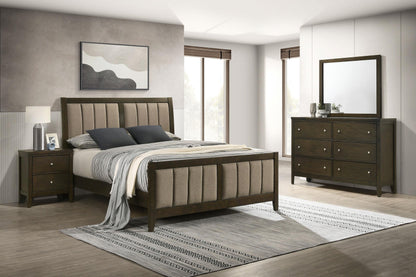 Wilkes 4-piece California King Bedroom Set Dark Cocoa - 224421KW-S4