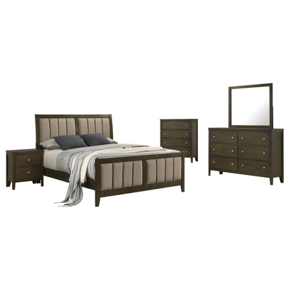 Wilkes 5-piece California King Bedroom Set Dark Cocoa - 224421KW-S5