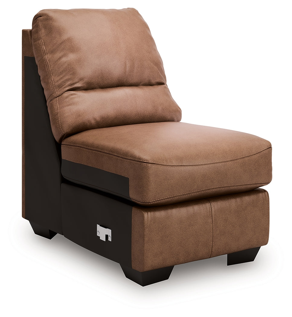 WillowBend Caramel Armless Chair - PC2770446