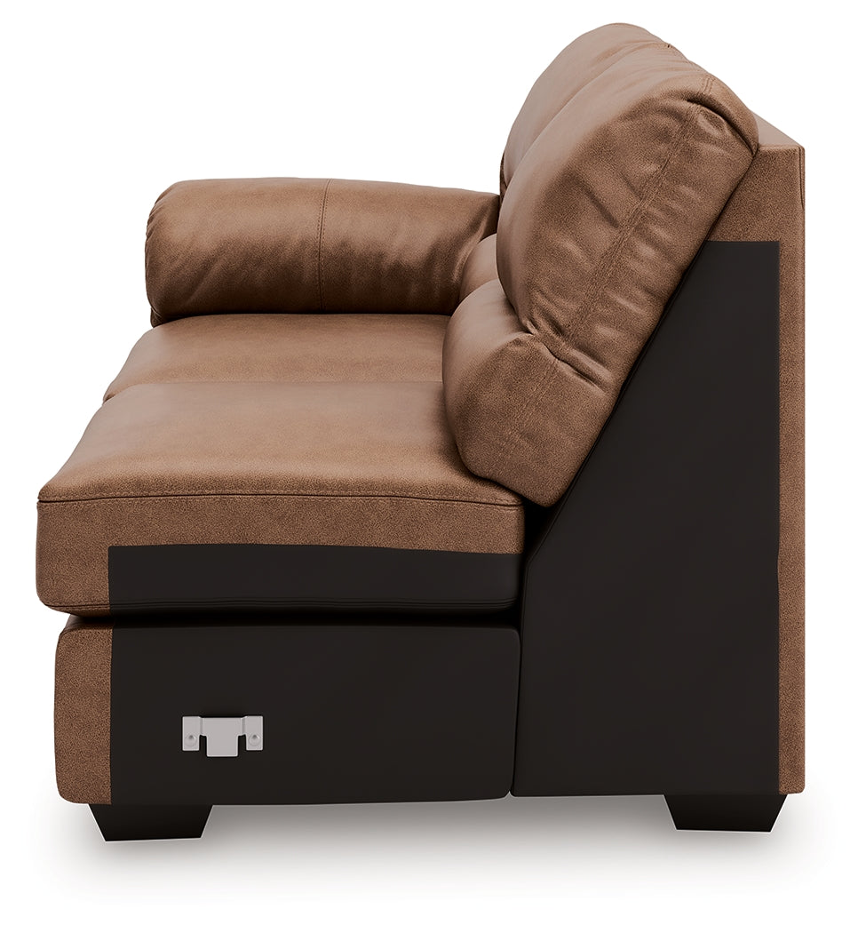 WillowBend Caramel Left-Arm Facing Loveseat - PC2770455