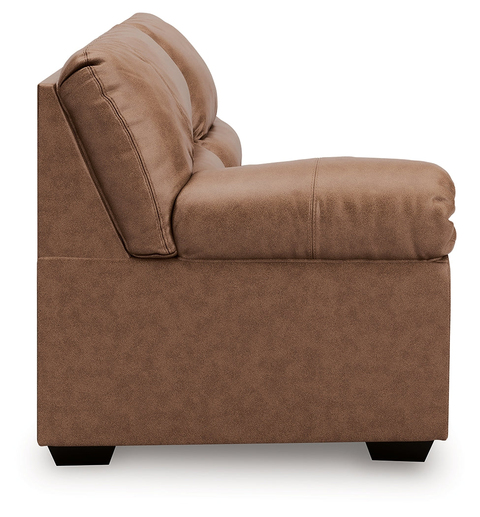 WillowBend Caramel Left-Arm Facing Loveseat - PC2770455