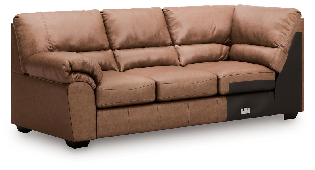 WillowBend Caramel Left-Arm Facing Sofa with Corner Wedge - PC2770466