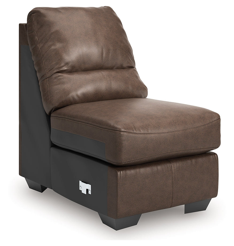 WillowBend Umber Armless Chair - PC2770546