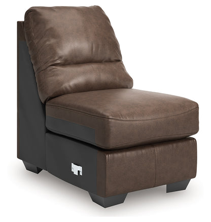 WillowBend Umber Armless Chair - PC2770546