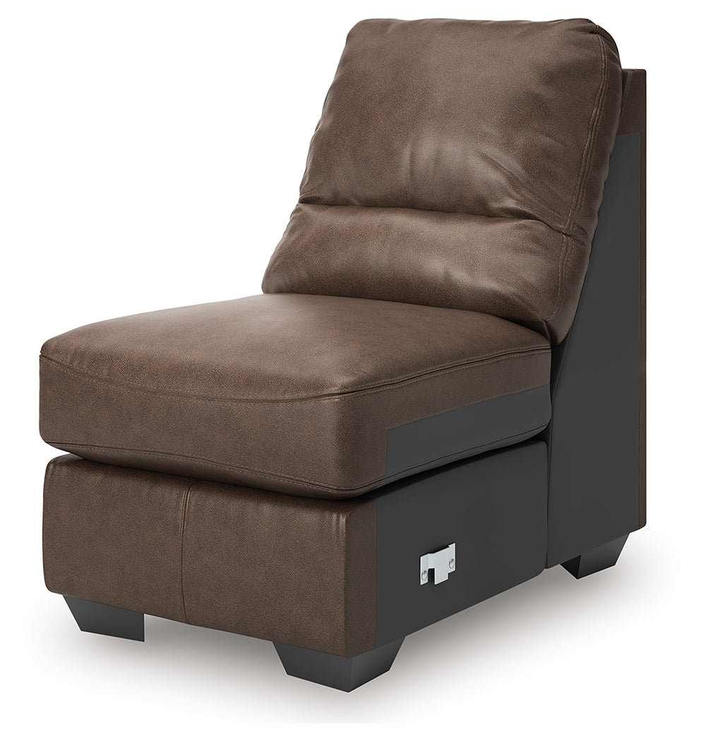 WillowBend Umber Armless Chair - PC2770546
