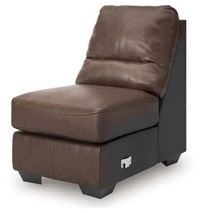 WillowBend Umber Armless Chair - PC2770546