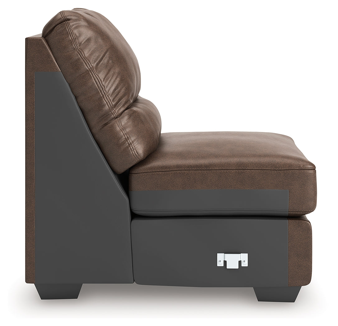 WillowBend Umber Armless Chair - PC2770546