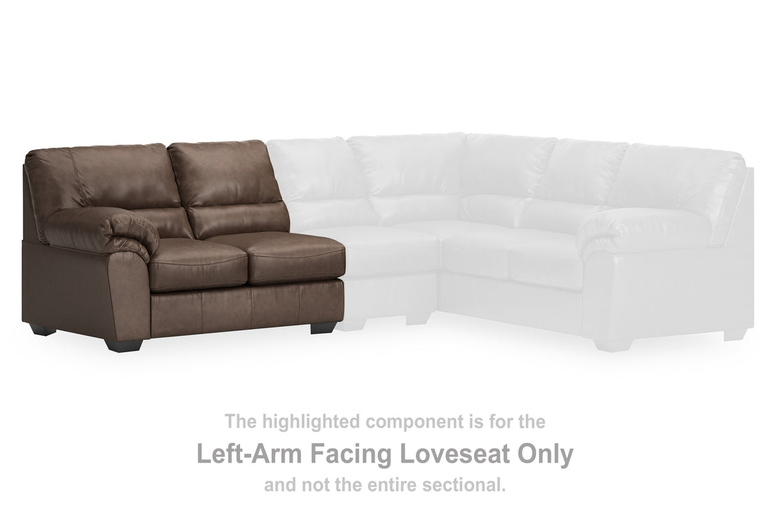 WillowBend Umber Left-Arm Facing Loveseat - PC2770555