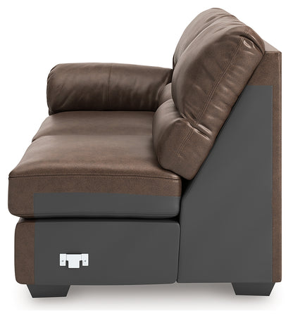 WillowBend Umber Left-Arm Facing Loveseat - PC2770555