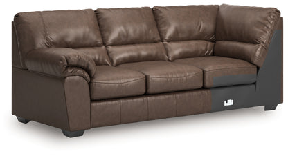WillowBend Umber Left-Arm Facing Sofa with Corner Wedge - PC2770566