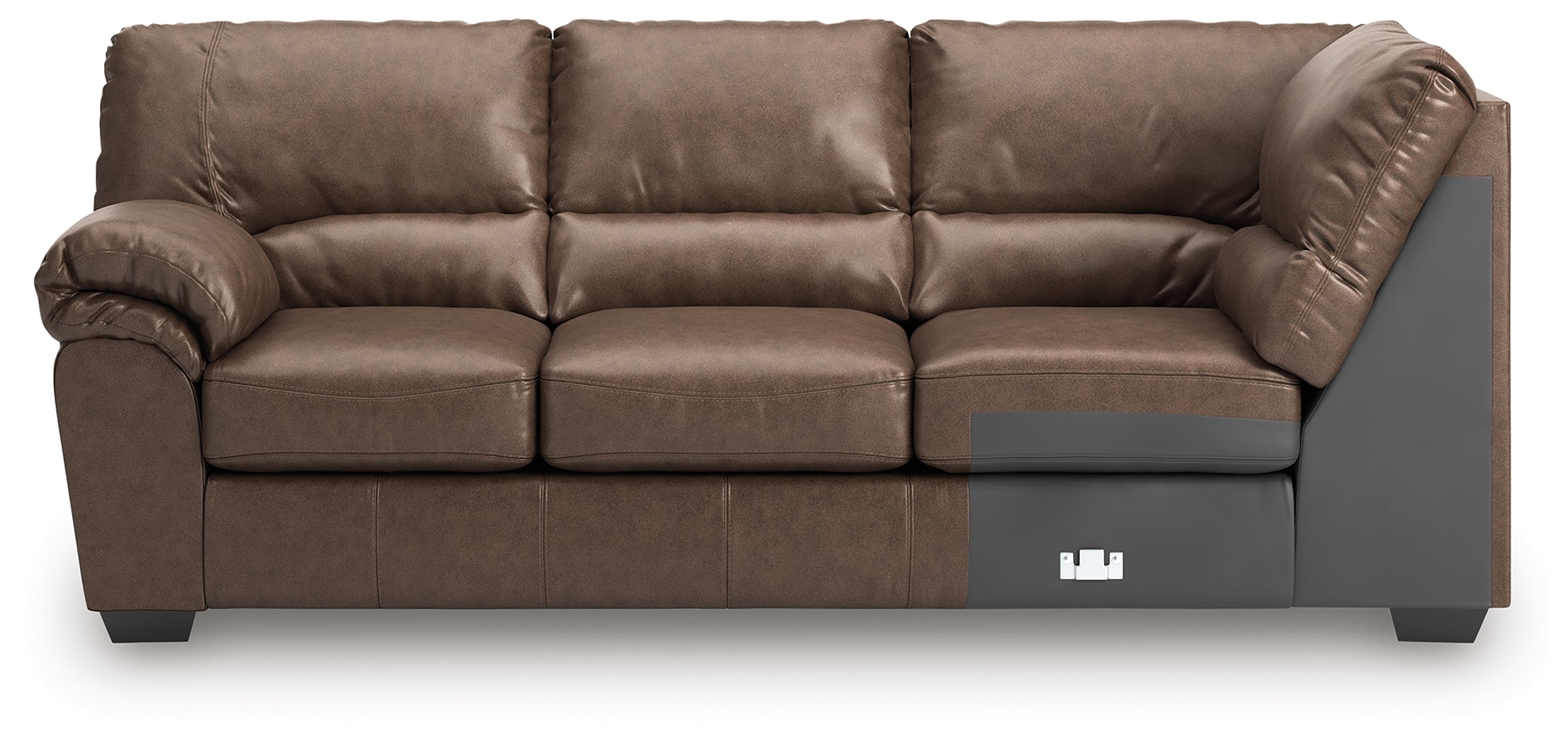 WillowBend Umber Left-Arm Facing Sofa with Corner Wedge - PC2770566