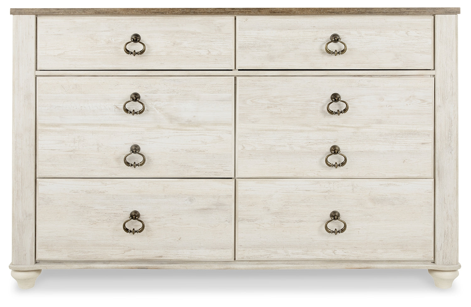 Willowton Dresser and 2 Nightstands - B267B60