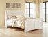 Willowton Whitewash King Sleigh Bed - B267B31