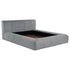 Wilshire Upholstered California King Platform Bed Grey - 315981KW