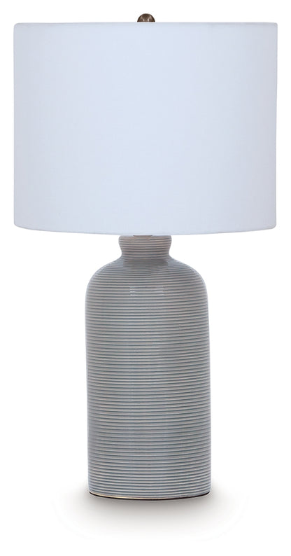 Wimlow Gray Blue Table Lamp - L100924
