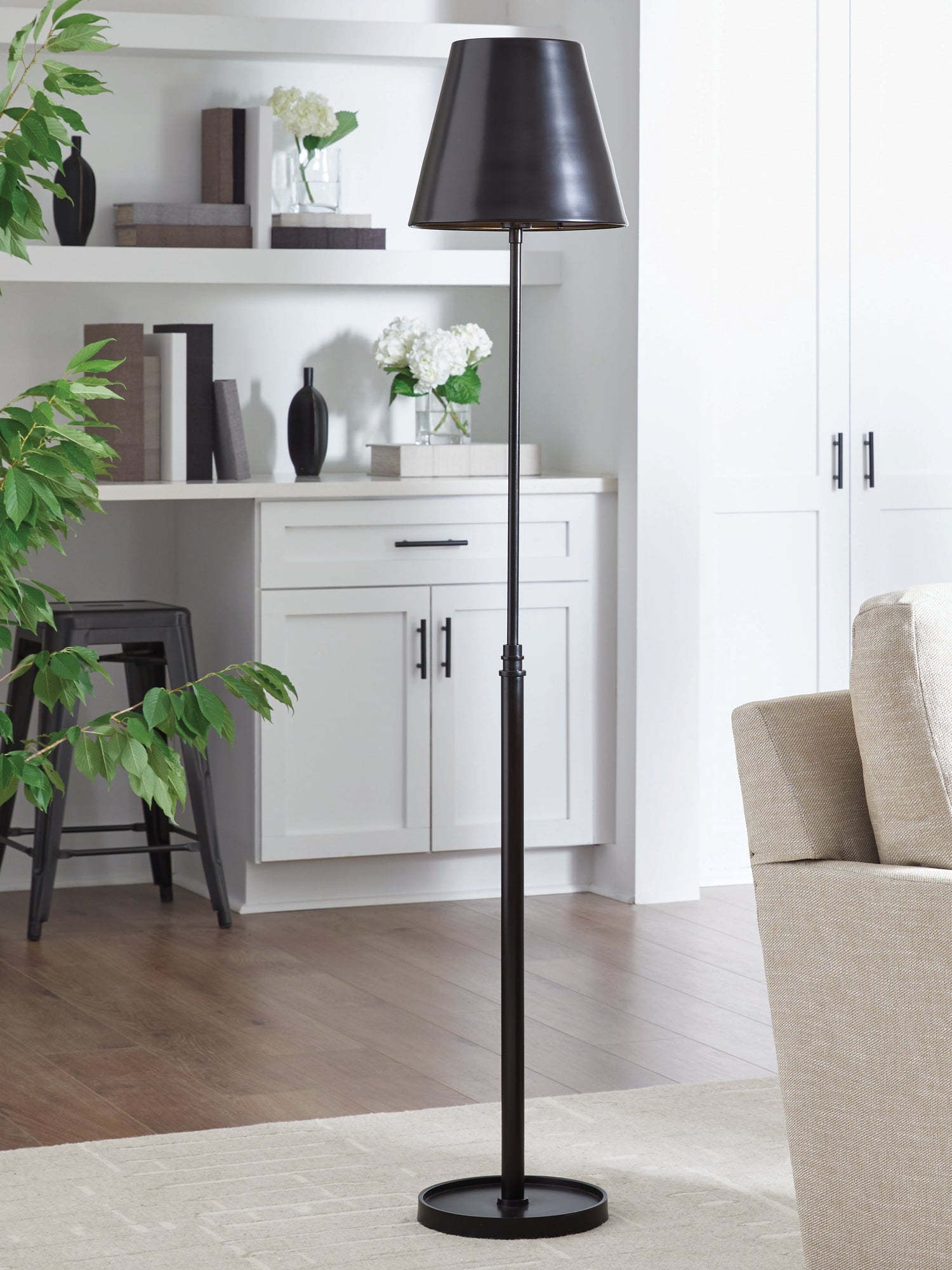 Wimner Antique Bronze Finish Floor Lamp - L208461