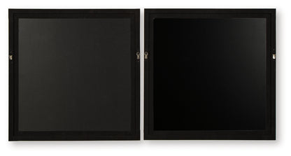 Winbrook Gray/Tan/Gold Finish Wall Art Set (Set of 2) - A8000458