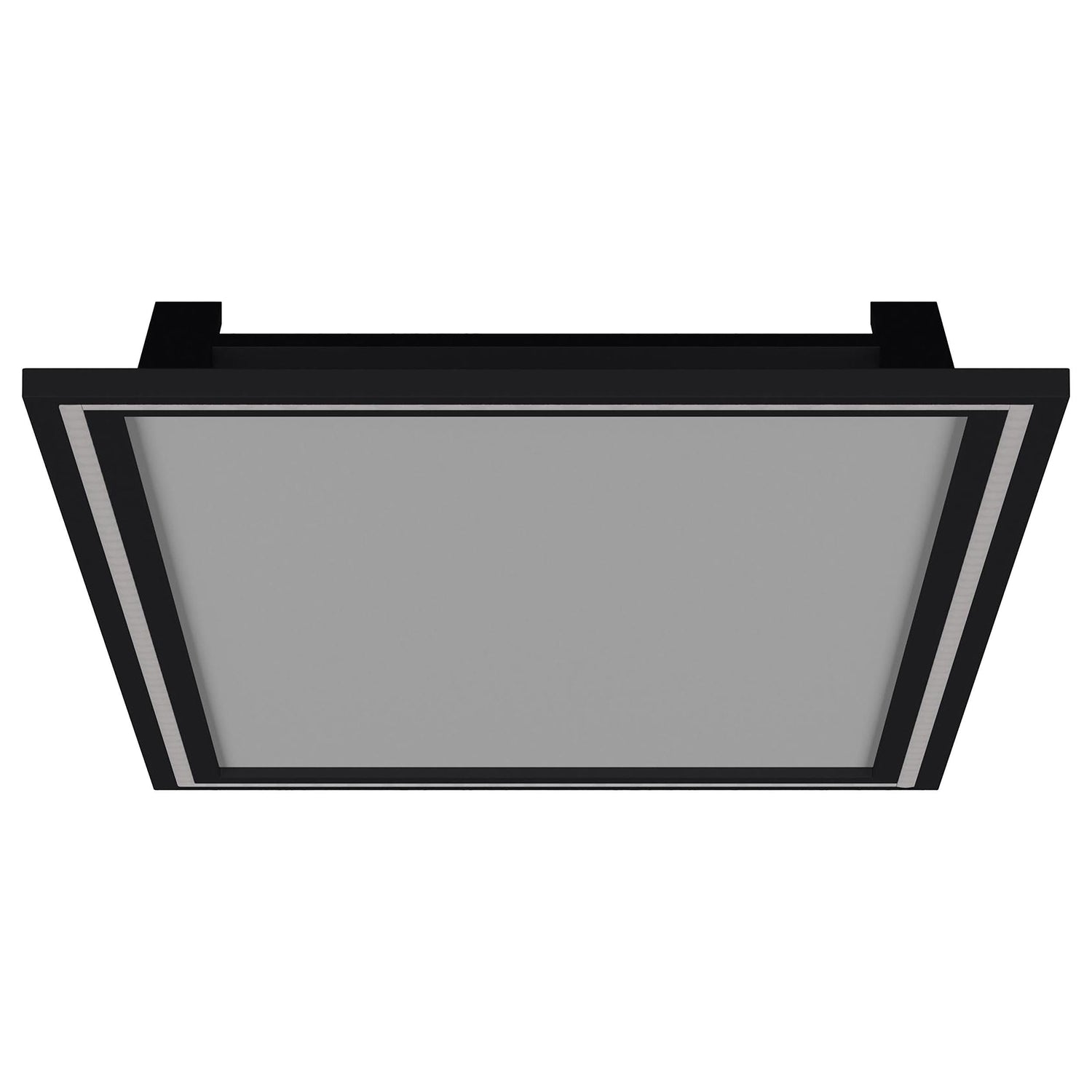 Windrose Full Length Floor Standing Tempered Mirror with LED Lighting Black - 960962