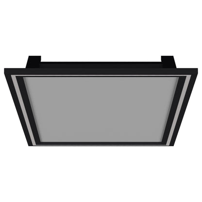 Windrose Full Length Floor Standing Tempered Mirror with LED Lighting Black - 960962