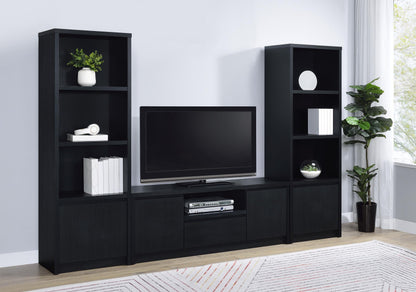 Winfield 3-piece Entertainment Center 60-inch TV Stand Black - 706222-SET