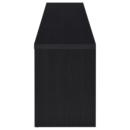 Winfield 3-piece Entertainment Center 60-inch TV Stand Black - 706222-SET