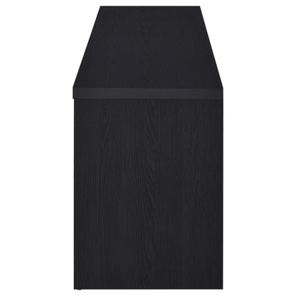 Winfield 3-piece Entertainment Center 78-inch TV Stand Black - 706223-SET