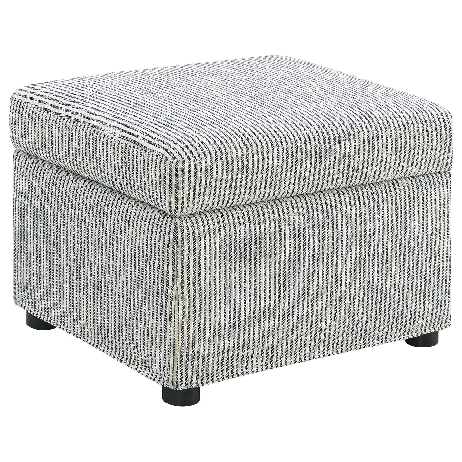 Winter Upholstered Hydraulic Lift Top Storage Ottoman Grey - 904138