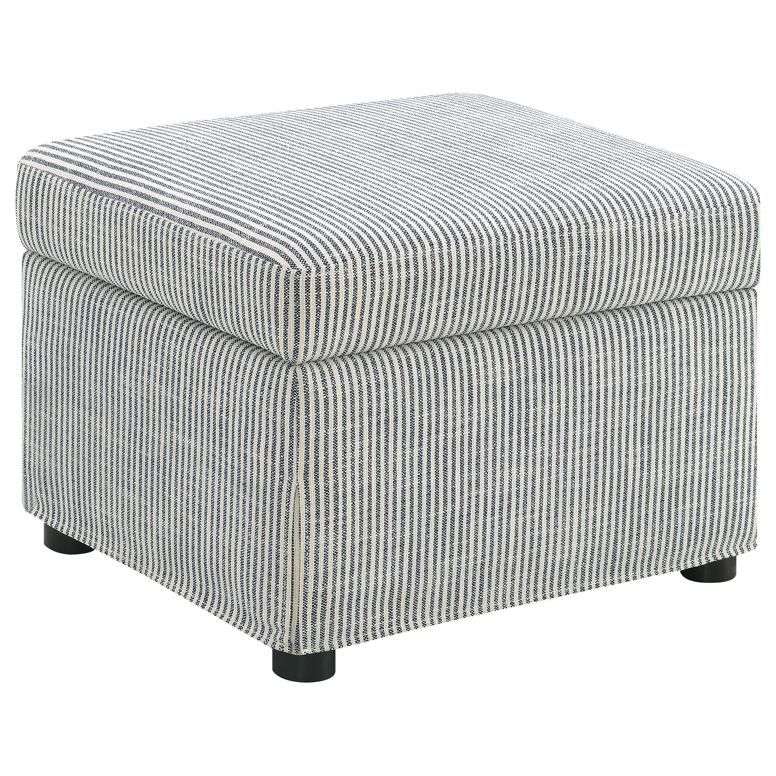 Winter Upholstered Hydraulic Lift Top Storage Ottoman Grey - 904138